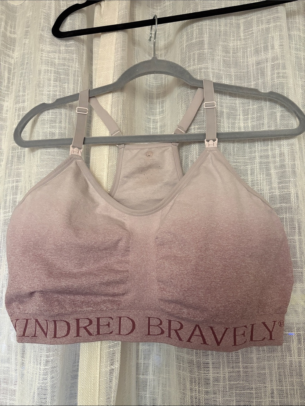 Kindred Bravely Ombre Lavender Nursing & Maternity Bra